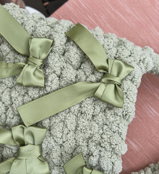 Small Sage Bow Bag