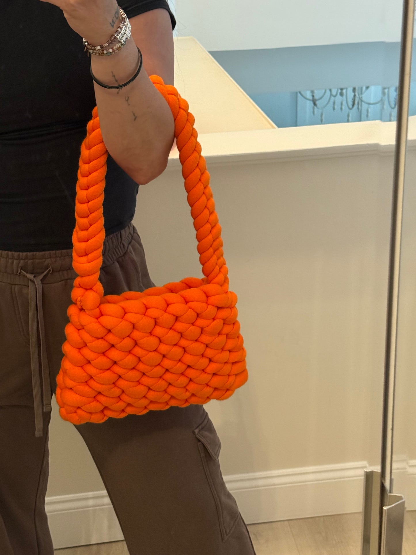 Chunky Orange Bag