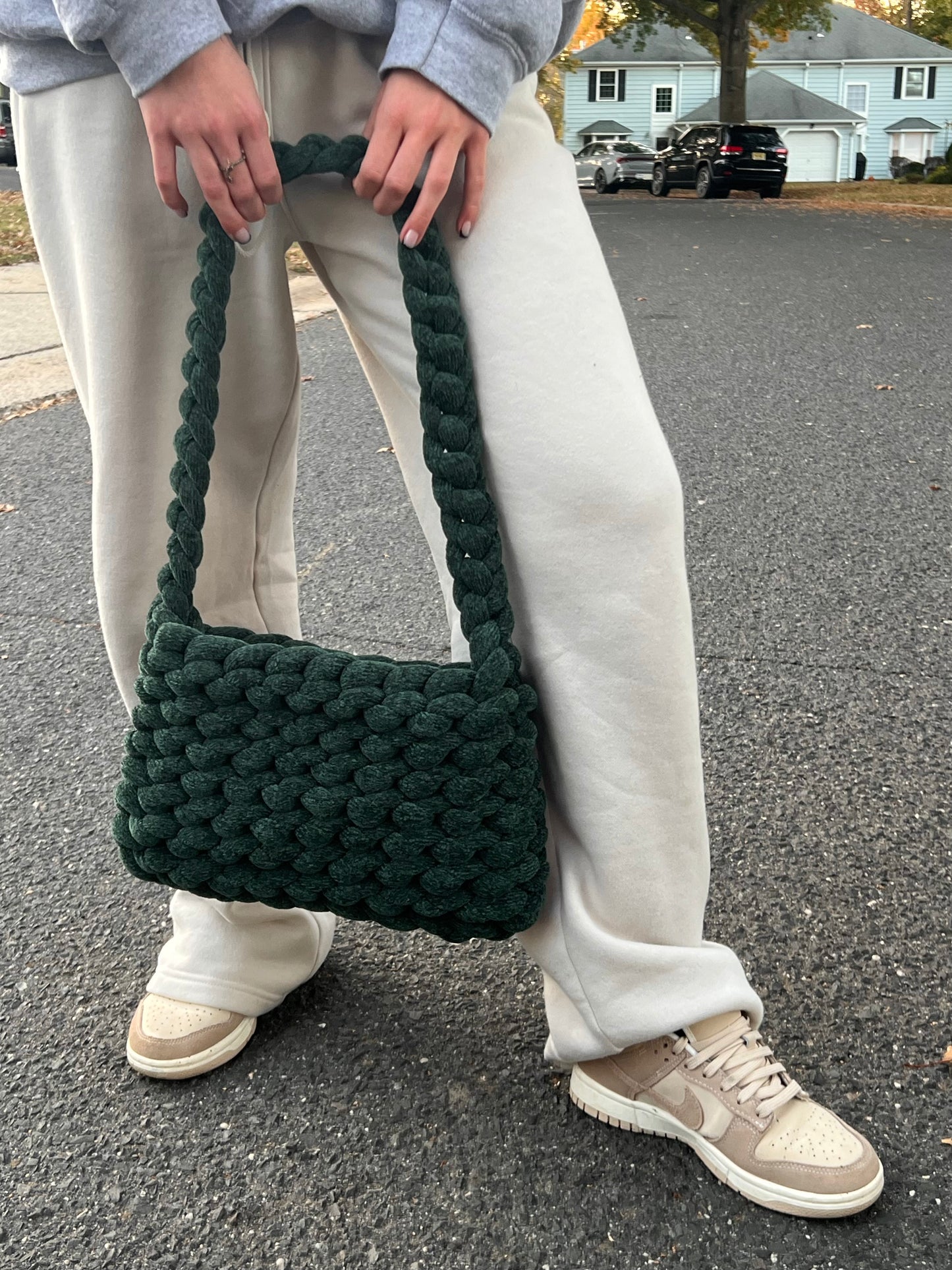 Chenille Chunky Bag