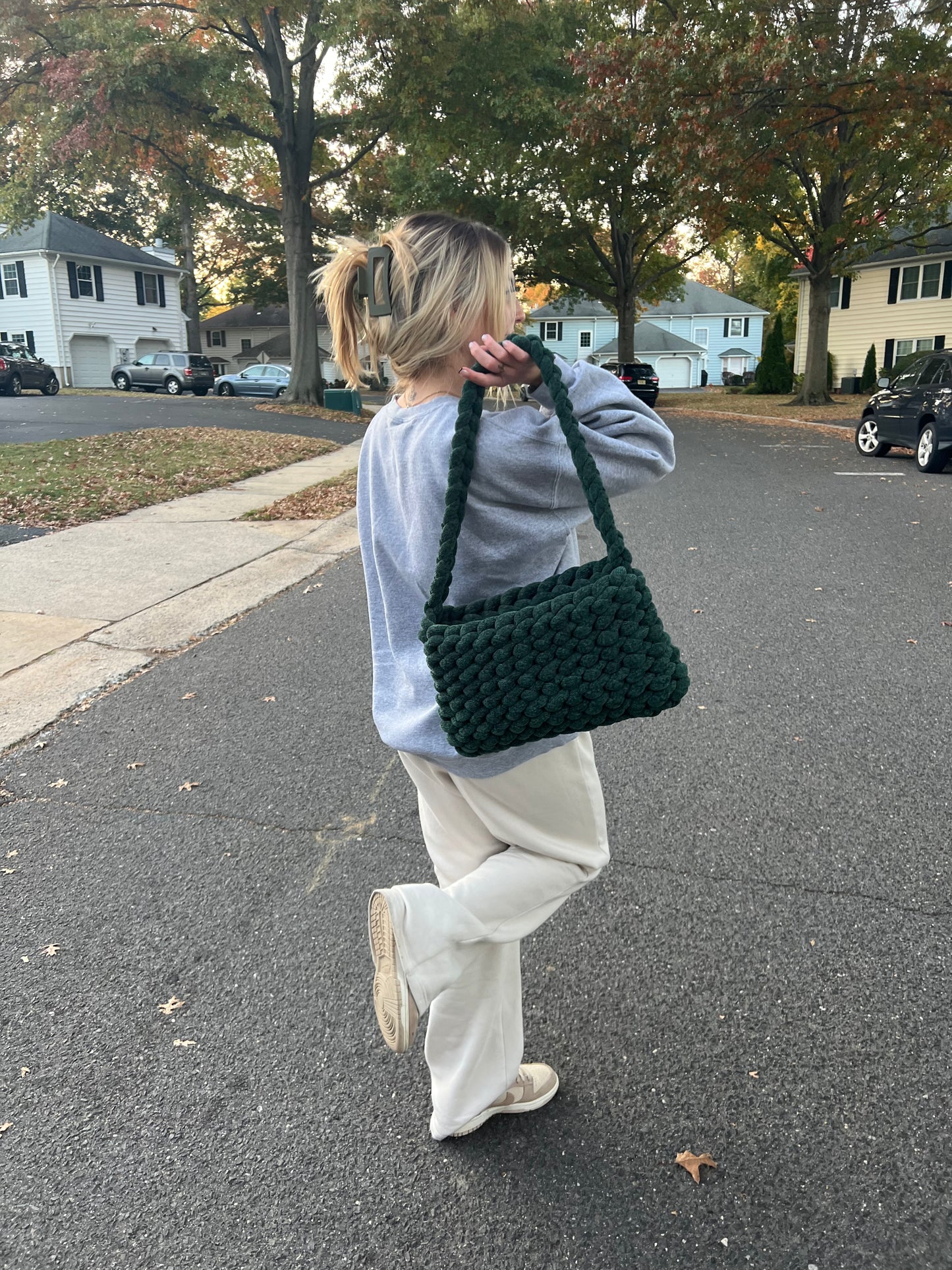 Chenille Chunky Bag